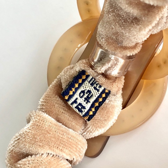 Rhinestone Embellished Acrylic Scrunchie - Picture 6 of 14